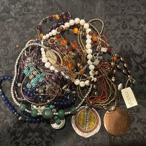 Jewelry Lot #105
As-is treasures from storage. 
Unmarked and wearable